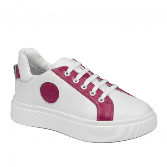 Chaussures de sport femme 6073 blanc+fuchsia Chaussures de sport femme 6073 blanc+fuchsia