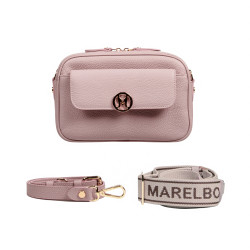 Sac à bandoulière femme 014g rose poudre