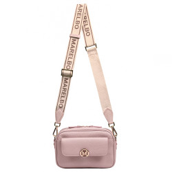 Sac à bandoulière femme 014g rose poudre