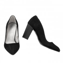 Chaussures élégantes femme 1278 noir antilope