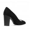 Chaussures élégantes femme 1278 noir antilope