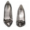 Chaussures élégantes femme 1279 argent nacré