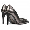 Chaussures élégantes femme 1279 argent nacré