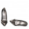 Chaussures élégantes femme 1279 argent nacré