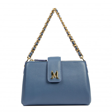 Sac à main femme bandoulière 003g bleu