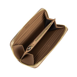 Portefeuille femme 200g cappuccino saffiano