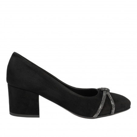 Chaussures élégantes femme 1336 noir antilope