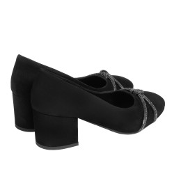 Chaussures élégantes femme 1336 noir antilope