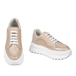 Chaussures sport femme 6074 poudre combiné