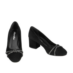 Chaussures élégantes femme 1336 noir antilope