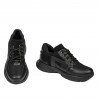 Chaussures de sport adolescents 8001 noir combiné