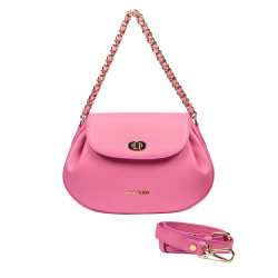 Sac à main femme épaule 026g biz rose fuchsia