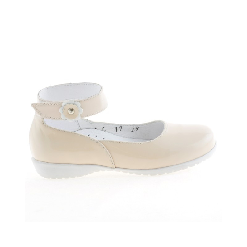Chaussures petits enfants 17c verni ivoire