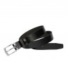 Ceinture homme 71b bicolore noir brillant+café