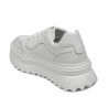 Baskets femme 6074 blanc combiné
