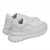 Baskets femme 6074 blanc combiné