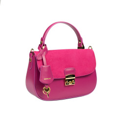 Sac à main femme 022g fuchsia combiné