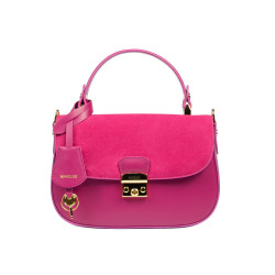 Sac à main femme 022g fuchsia combiné