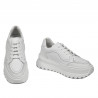 Baskets femme 6074 blanc combiné