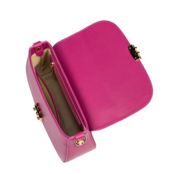 Sac à main femme 022g fuchsia combiné