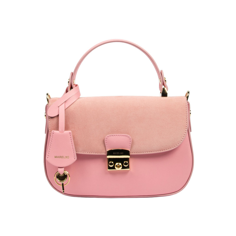 Sac à main femme 022g rose combiné