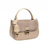 Sac à main femme 022g taupe combiné