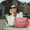 Sac à main femme épaule 026g biz rose fuchsia lifestyle