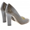 Chaussures élégantes femme 1214 croco marron