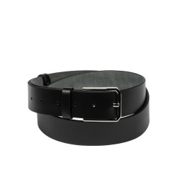 Ceinture homme 70b noir brillant