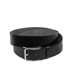 Ceinture homme 70b noir brillant