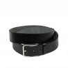 Ceinture homme 70b noir brillant
