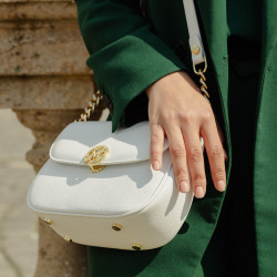 Sac à main femme à épaule 017g blanc lifestyle