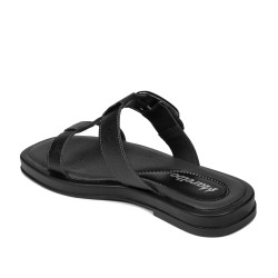 Sandales femme 5091 noir caviar