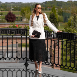 Chaussures élégantes femme 1300 blanc lifestyle