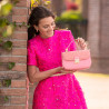 Sac à main femme 022g rose combiné lifestyle