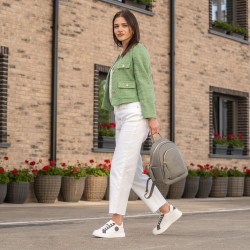 Sac à dos femme 300g gris éléphant