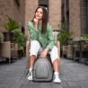Baskets femme 6073 blanc+gris lifestyle