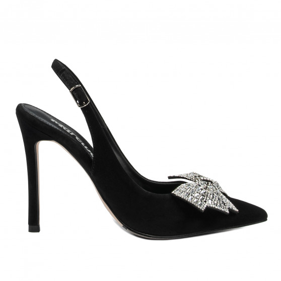 Sandales femme 1316 noir velours