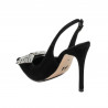 Sandales femme 1316 noir velours