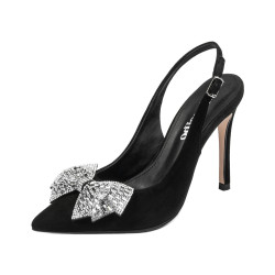 Sandales femme 1316 noir velours