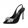 Sandales femme 1316 noir velours