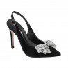 Sandales femme 1316 noir velours