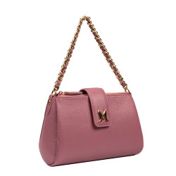 Sac à main femme bandoulière 003g rose framboise