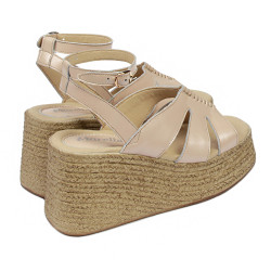 Sandales femme 5108 beige nacré