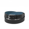 Ceinture hommes 70b noir pressé