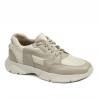 Baskets hommes 966 beige combiné