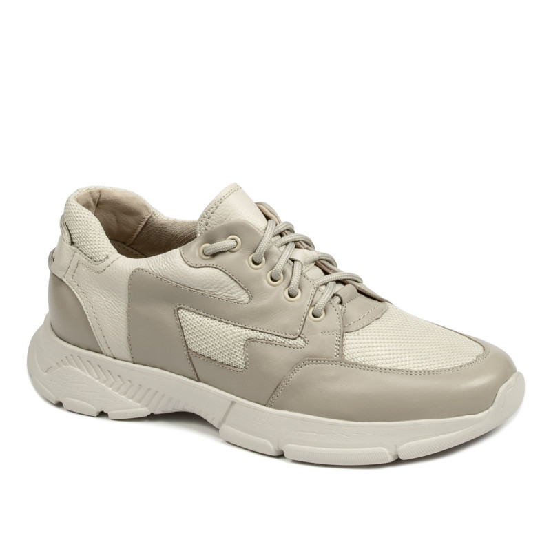 Baskets hommes 966 beige combiné