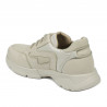 Baskets adolescents 8001 beige combiné
