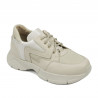 Baskets adolescents 8001 beige combiné
