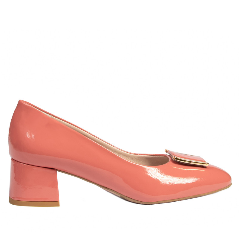 Chaussures élégantes femme 1321 vernis saumon